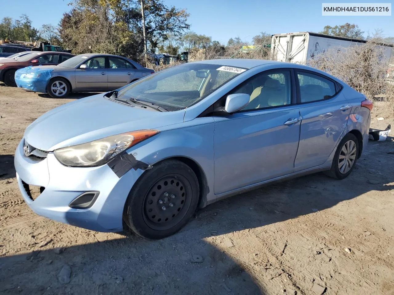 2013 Hyundai Elantra Gls VIN: KMHDH4AE1DU561216 Lot: 74886764