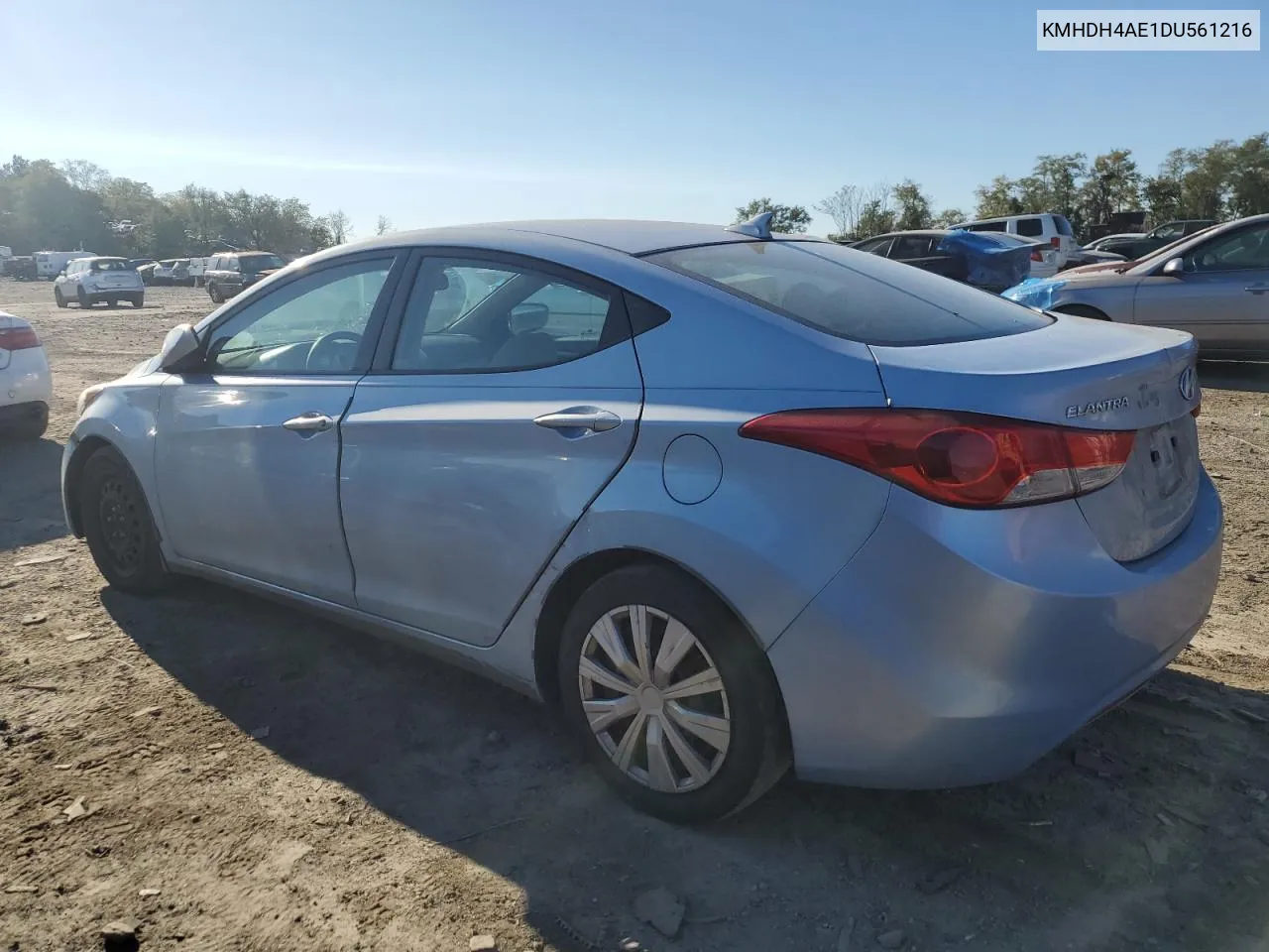 2013 Hyundai Elantra Gls VIN: KMHDH4AE1DU561216 Lot: 74886764