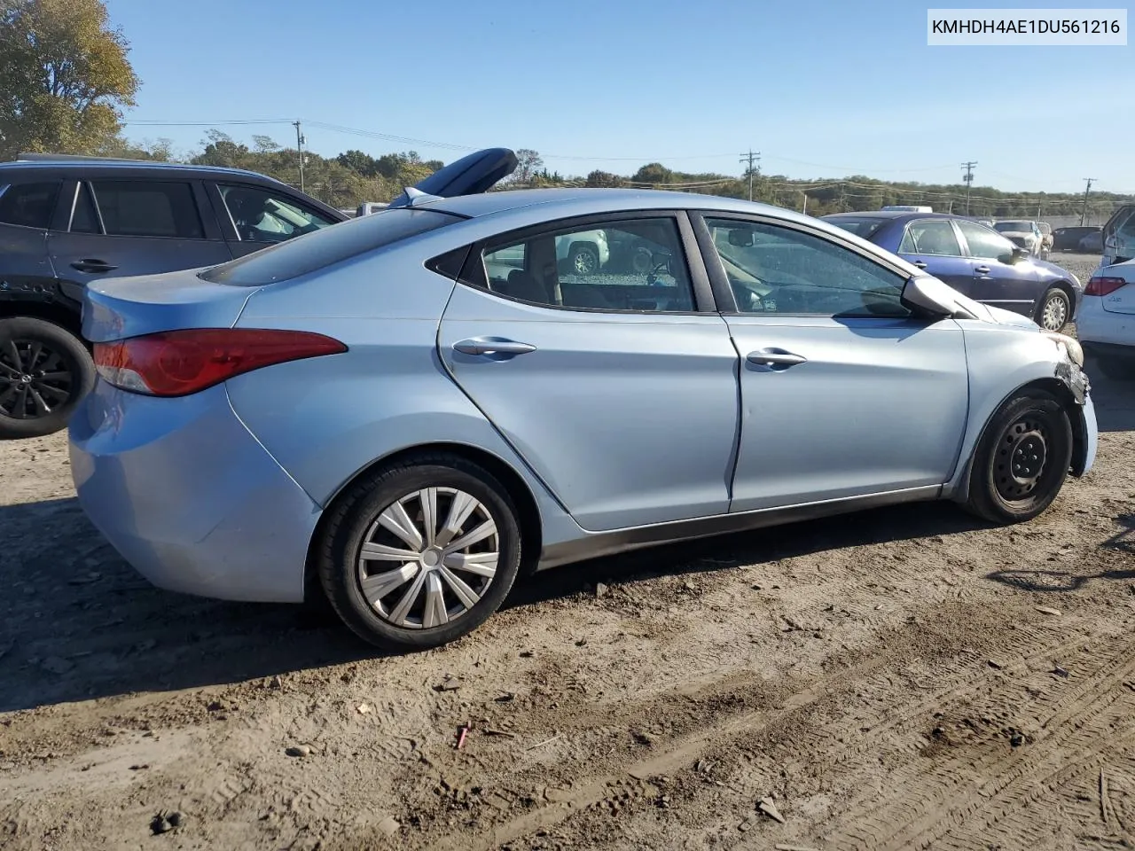 2013 Hyundai Elantra Gls VIN: KMHDH4AE1DU561216 Lot: 74886764