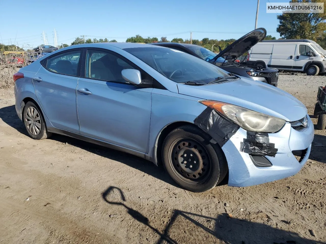 2013 Hyundai Elantra Gls VIN: KMHDH4AE1DU561216 Lot: 74886764