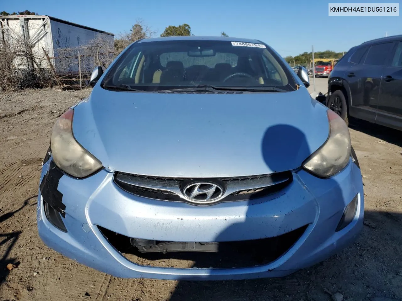 2013 Hyundai Elantra Gls VIN: KMHDH4AE1DU561216 Lot: 74886764