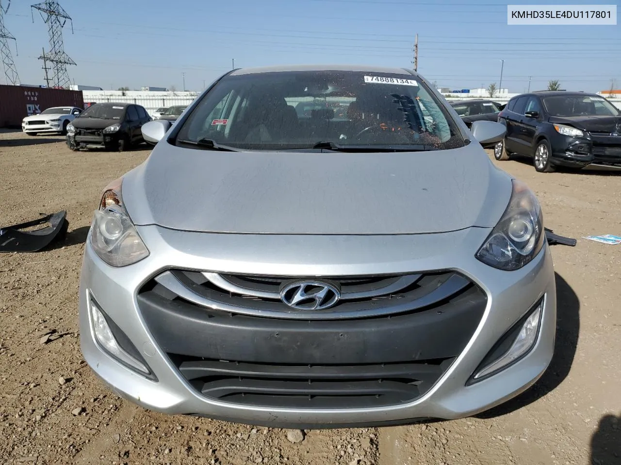 2013 Hyundai Elantra Gt VIN: KMHD35LE4DU117801 Lot: 74888134