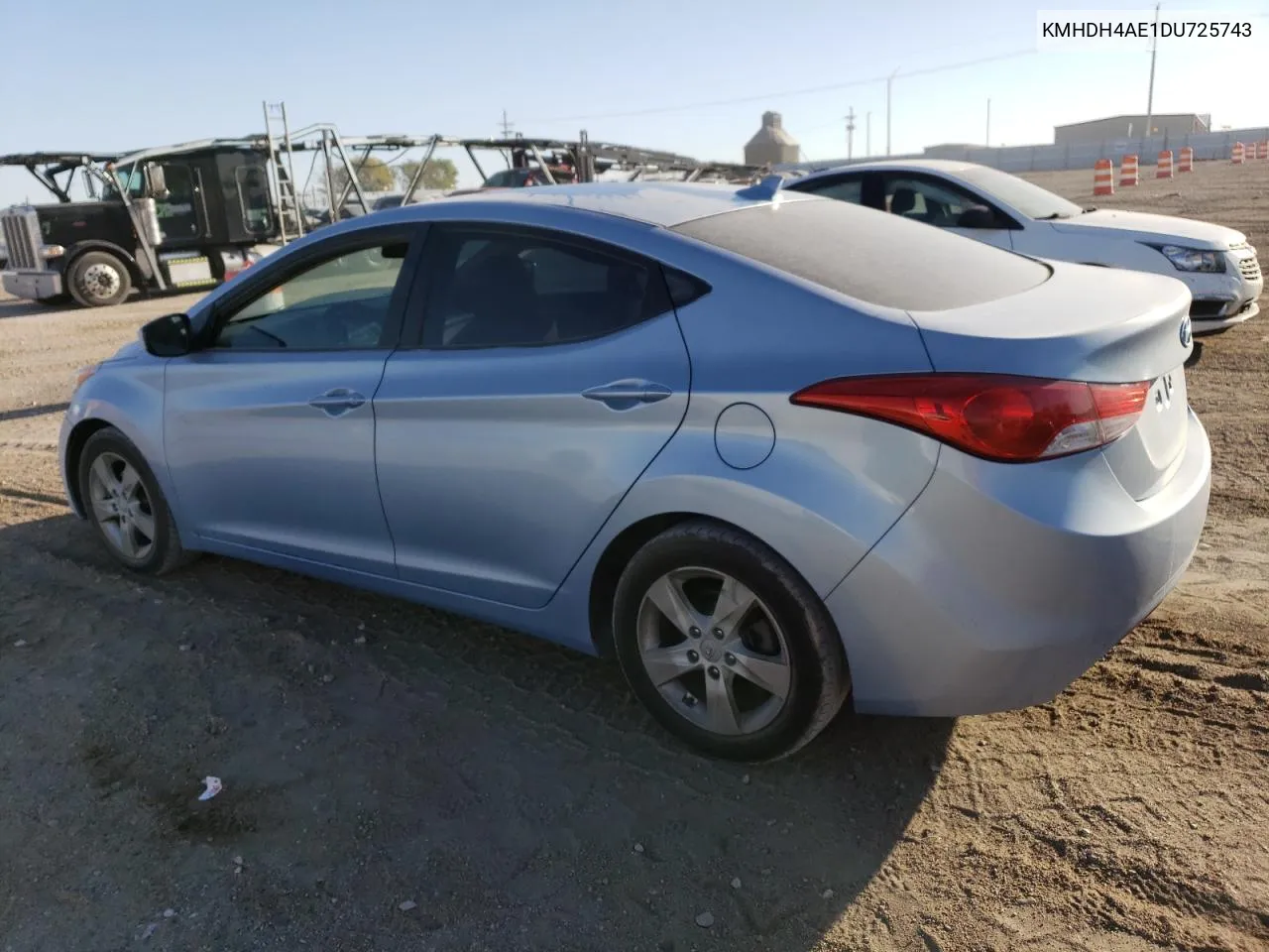 2013 Hyundai Elantra Gls VIN: KMHDH4AE1DU725743 Lot: 74890824