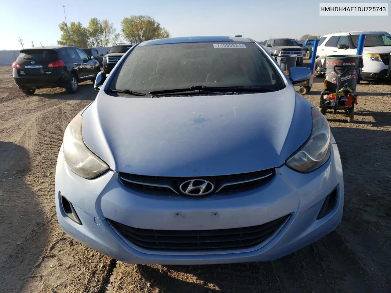 2013 Hyundai Elantra Gls VIN: KMHDH4AE1DU725743 Lot: 74890824