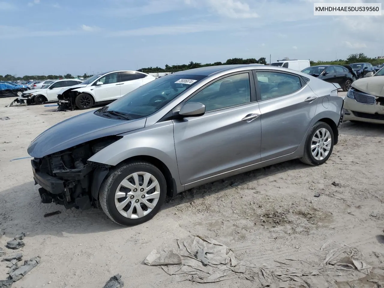 KMHDH4AE5DU539560 2013 Hyundai Elantra Gls