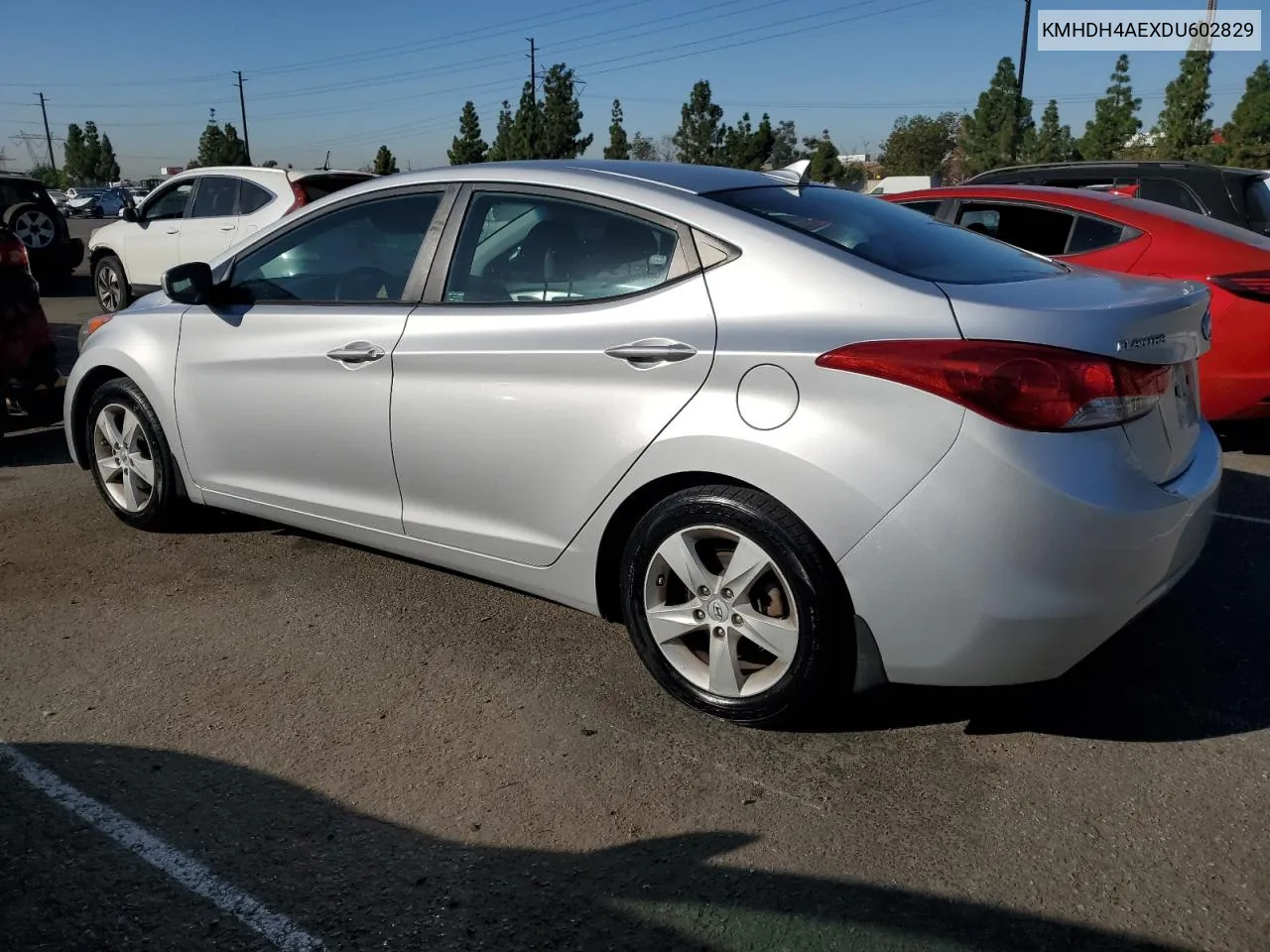 2013 Hyundai Elantra Gls VIN: KMHDH4AEXDU602829 Lot: 75140854