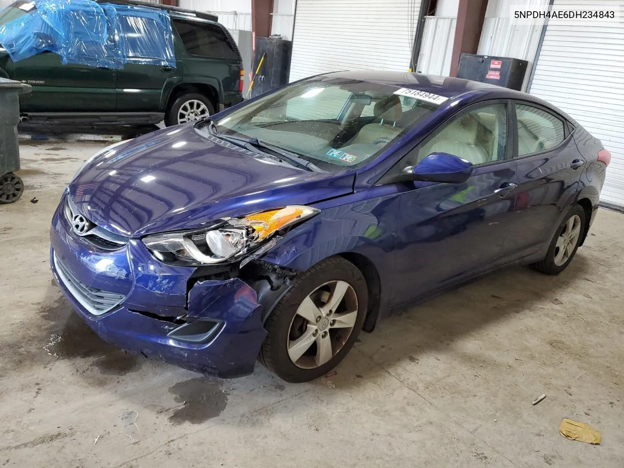 2013 Hyundai Elantra Gls VIN: 5NPDH4AE6DH234843 Lot: 75184944