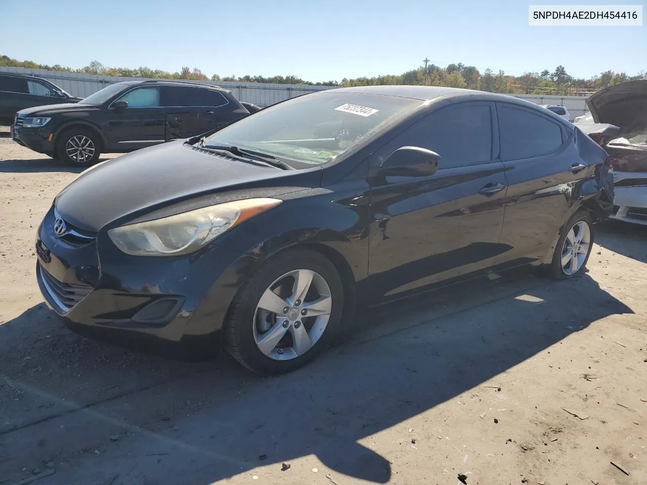 2013 Hyundai Elantra Gls VIN: 5NPDH4AE2DH454416 Lot: 75237344