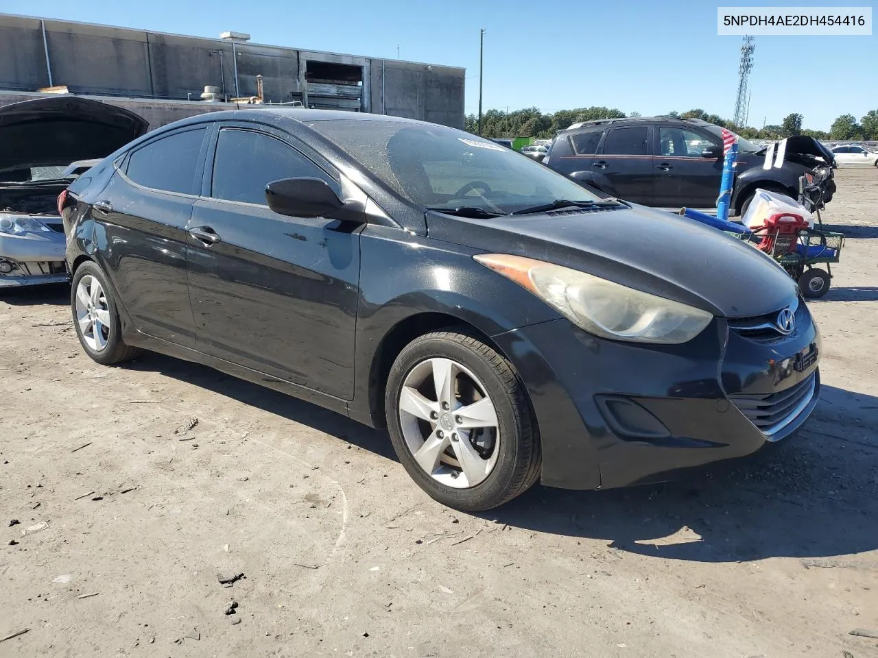 2013 Hyundai Elantra Gls VIN: 5NPDH4AE2DH454416 Lot: 75237344