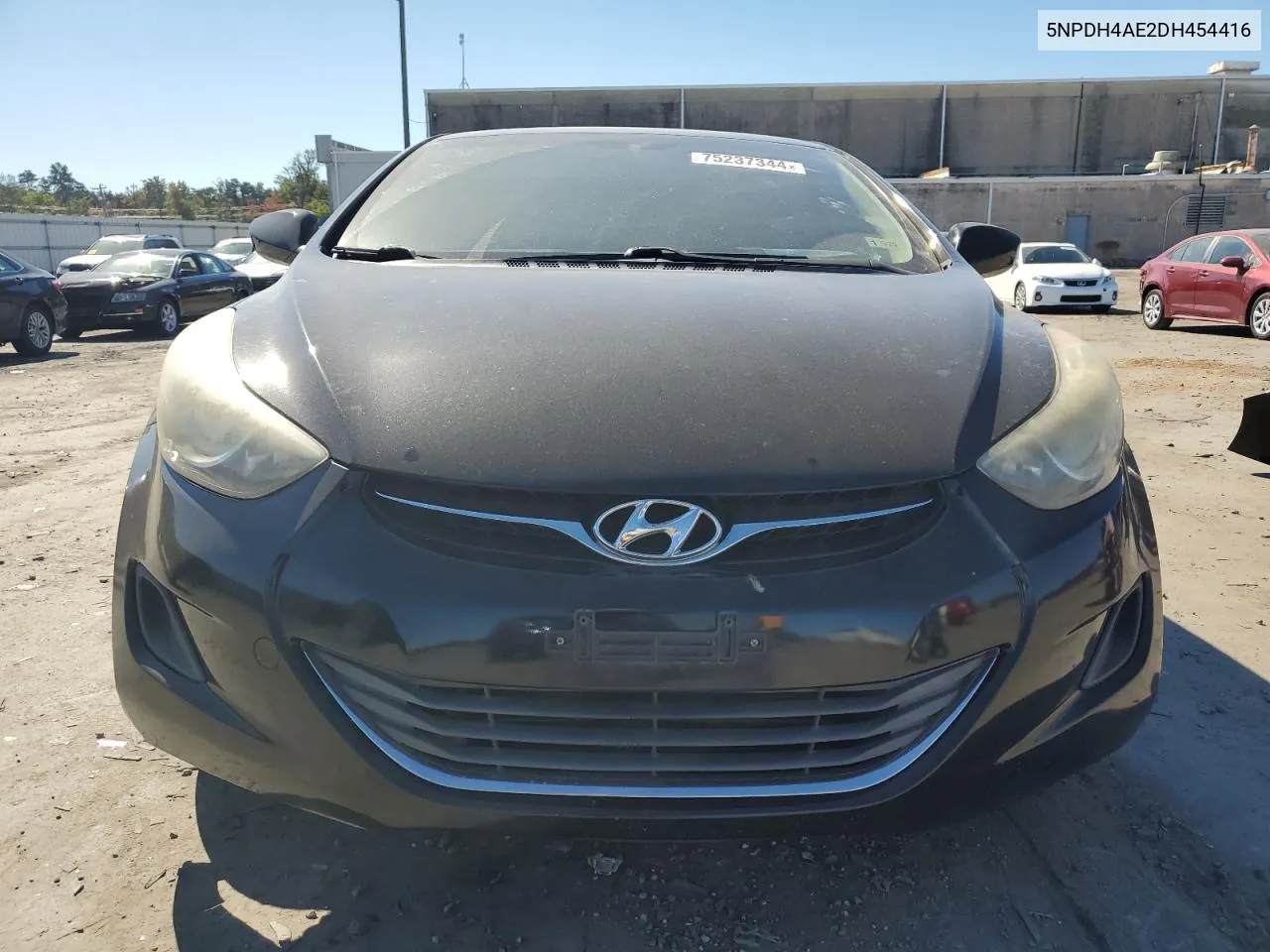 2013 Hyundai Elantra Gls VIN: 5NPDH4AE2DH454416 Lot: 75237344