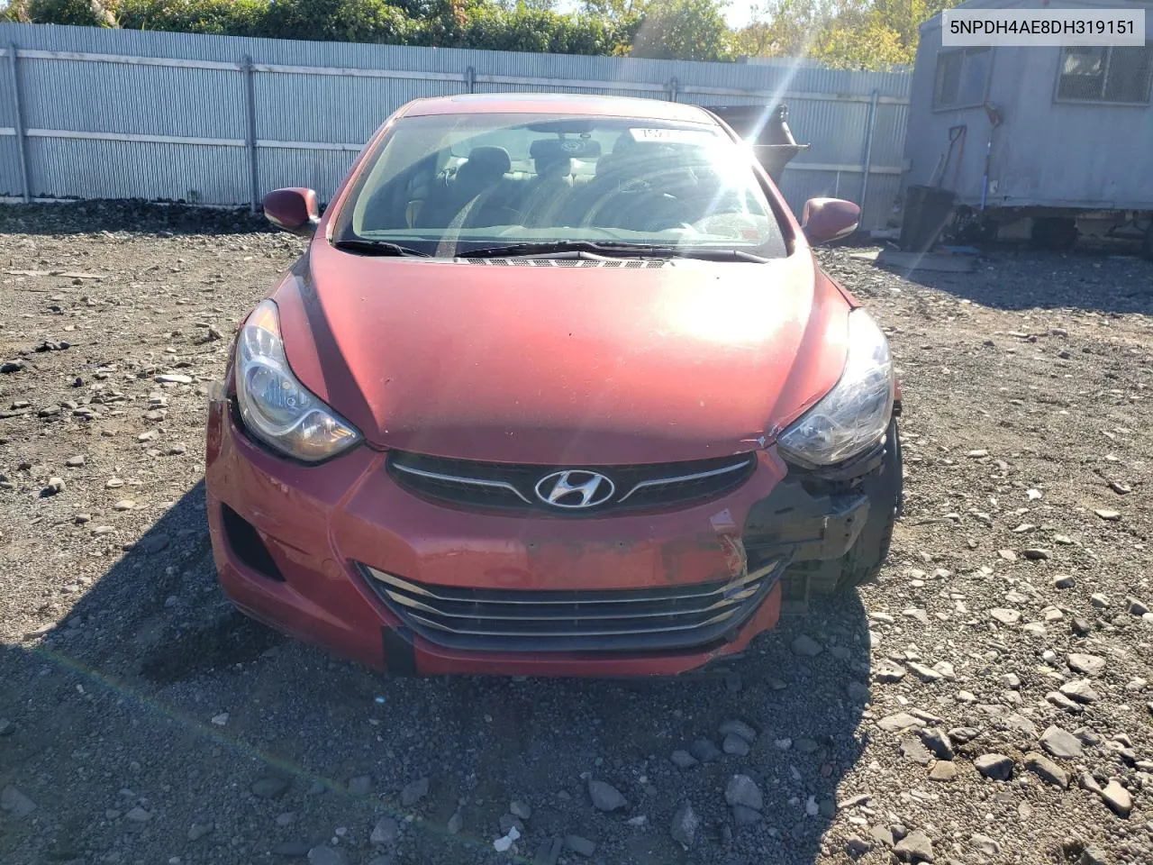 2013 Hyundai Elantra Gls VIN: 5NPDH4AE8DH319151 Lot: 75277824