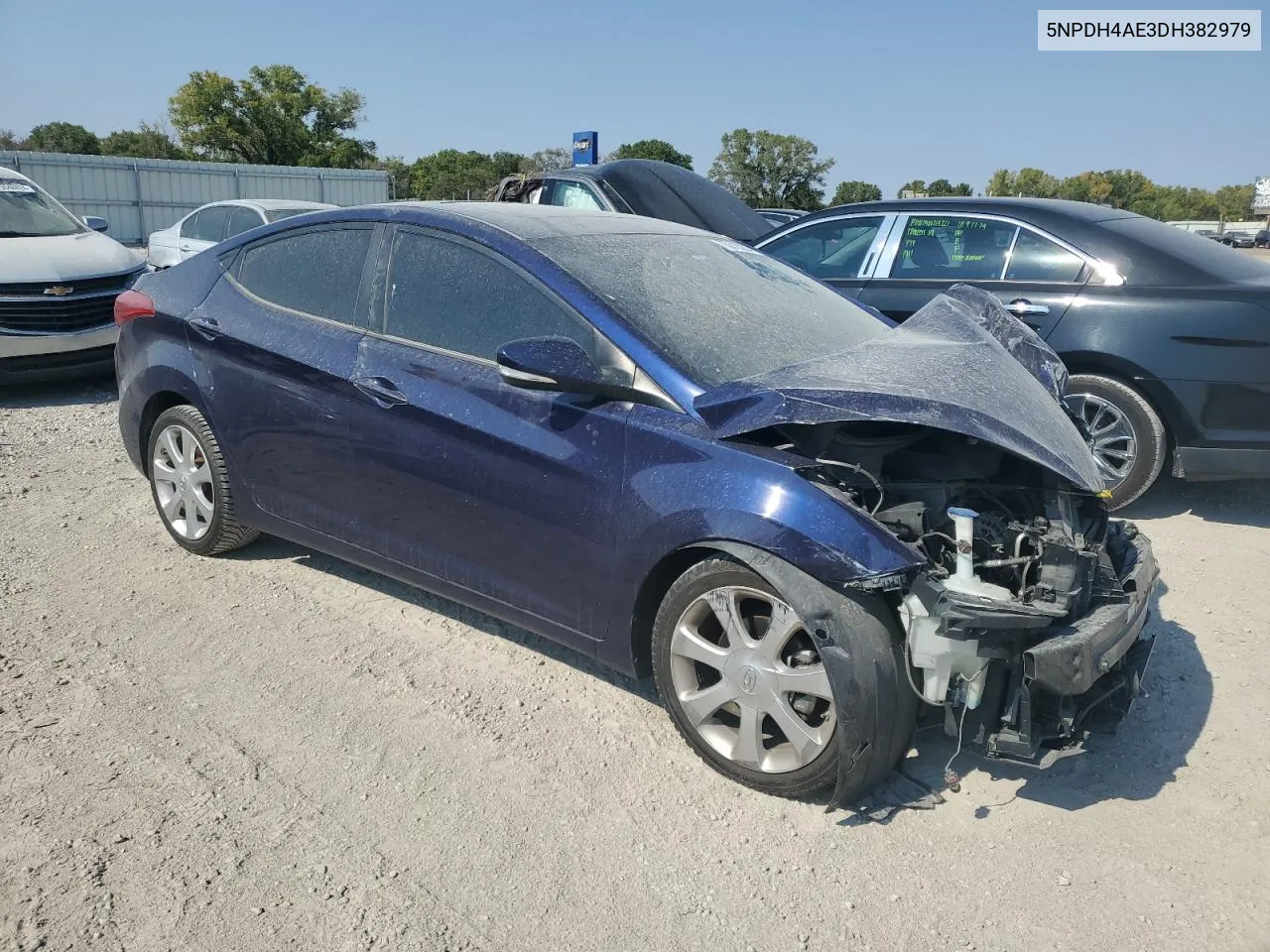 5NPDH4AE3DH382979 2013 Hyundai Elantra Gls