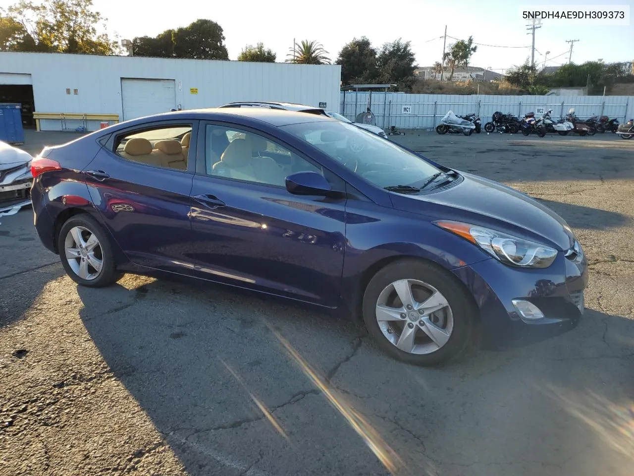 2013 Hyundai Elantra Gls VIN: 5NPDH4AE9DH309373 Lot: 75488544