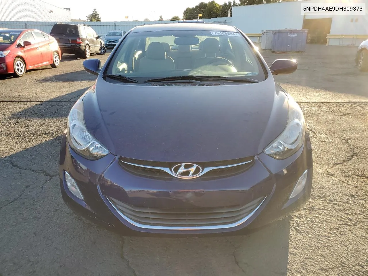 2013 Hyundai Elantra Gls VIN: 5NPDH4AE9DH309373 Lot: 75488544