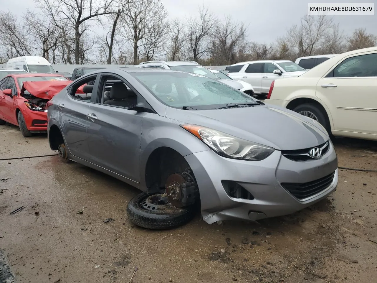 2013 Hyundai Elantra Gls VIN: KMHDH4AE8DU631679 Lot: 75524573