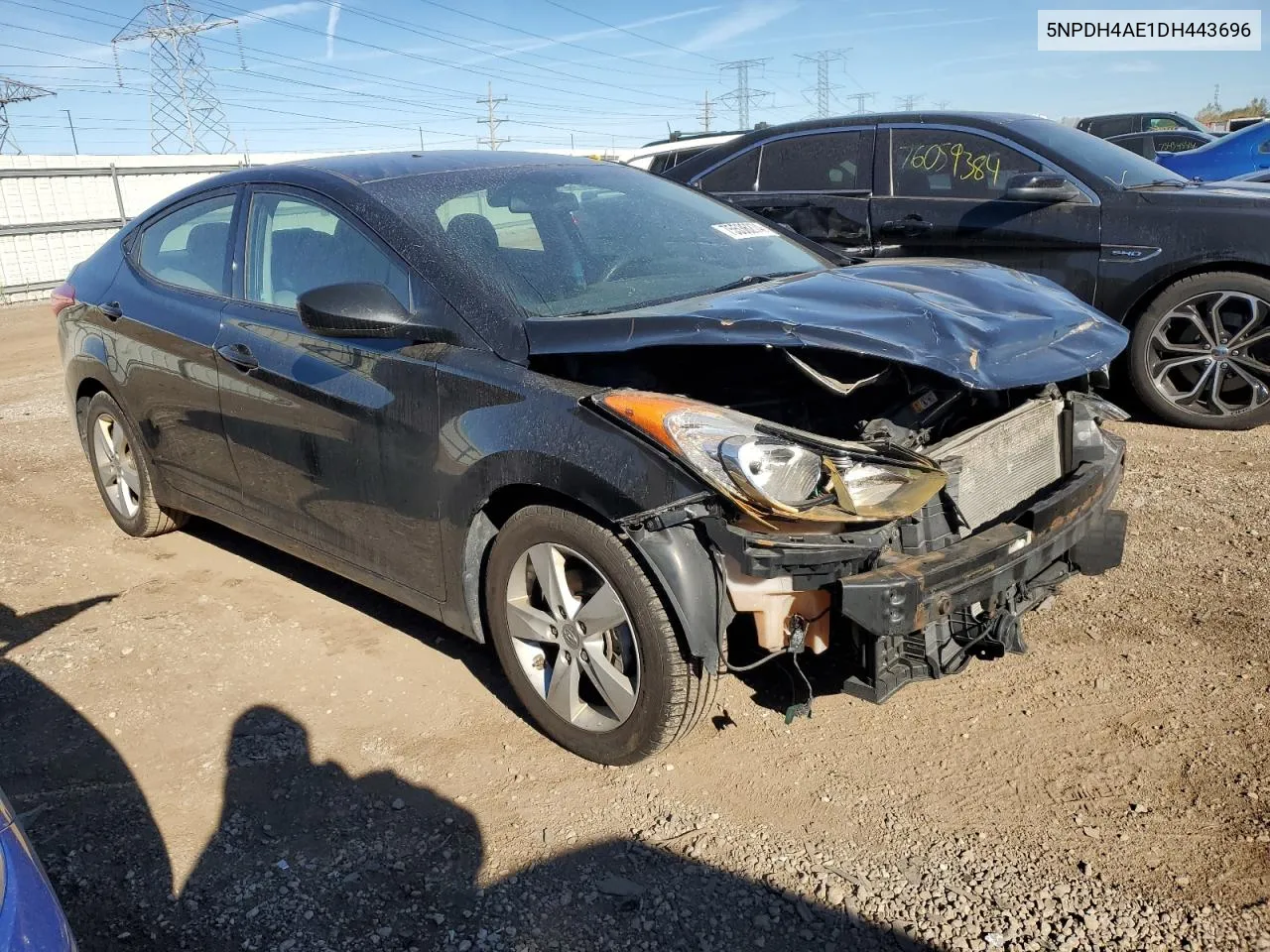 2013 Hyundai Elantra Gls VIN: 5NPDH4AE1DH443696 Lot: 75536274