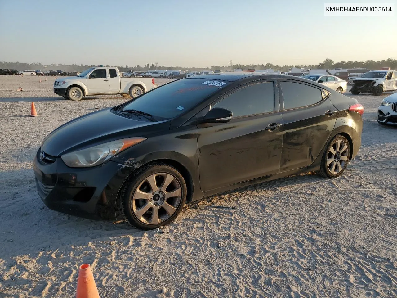 2013 Hyundai Elantra Gls VIN: KMHDH4AE6DU005614 Lot: 75541054