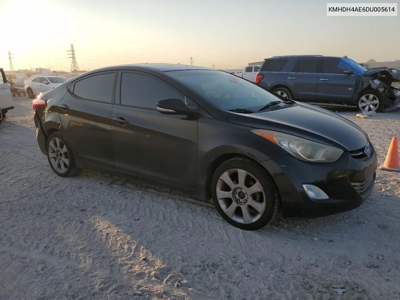 KMHDH4AE6DU005614 2013 Hyundai Elantra Gls