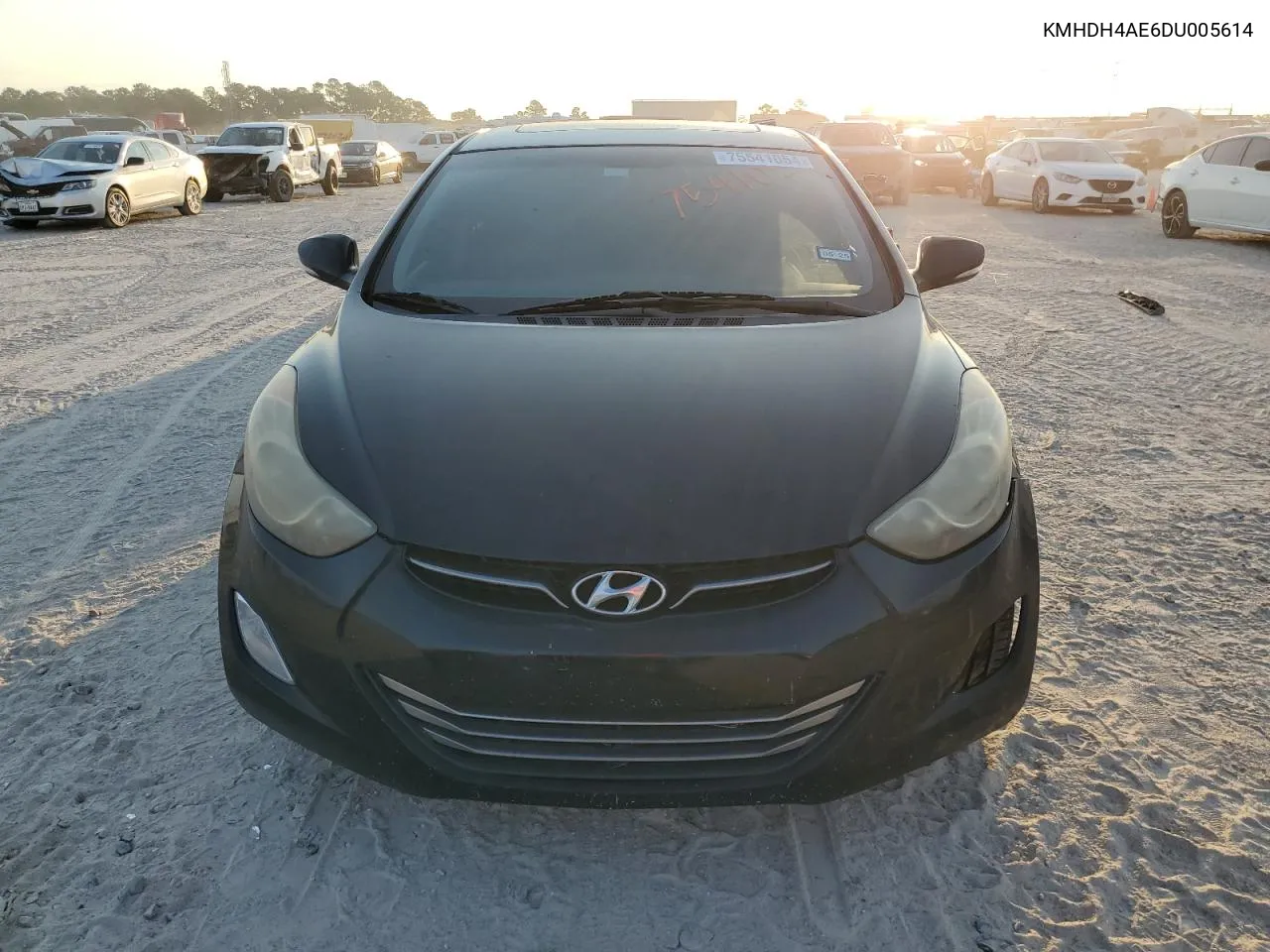 2013 Hyundai Elantra Gls VIN: KMHDH4AE6DU005614 Lot: 75541054