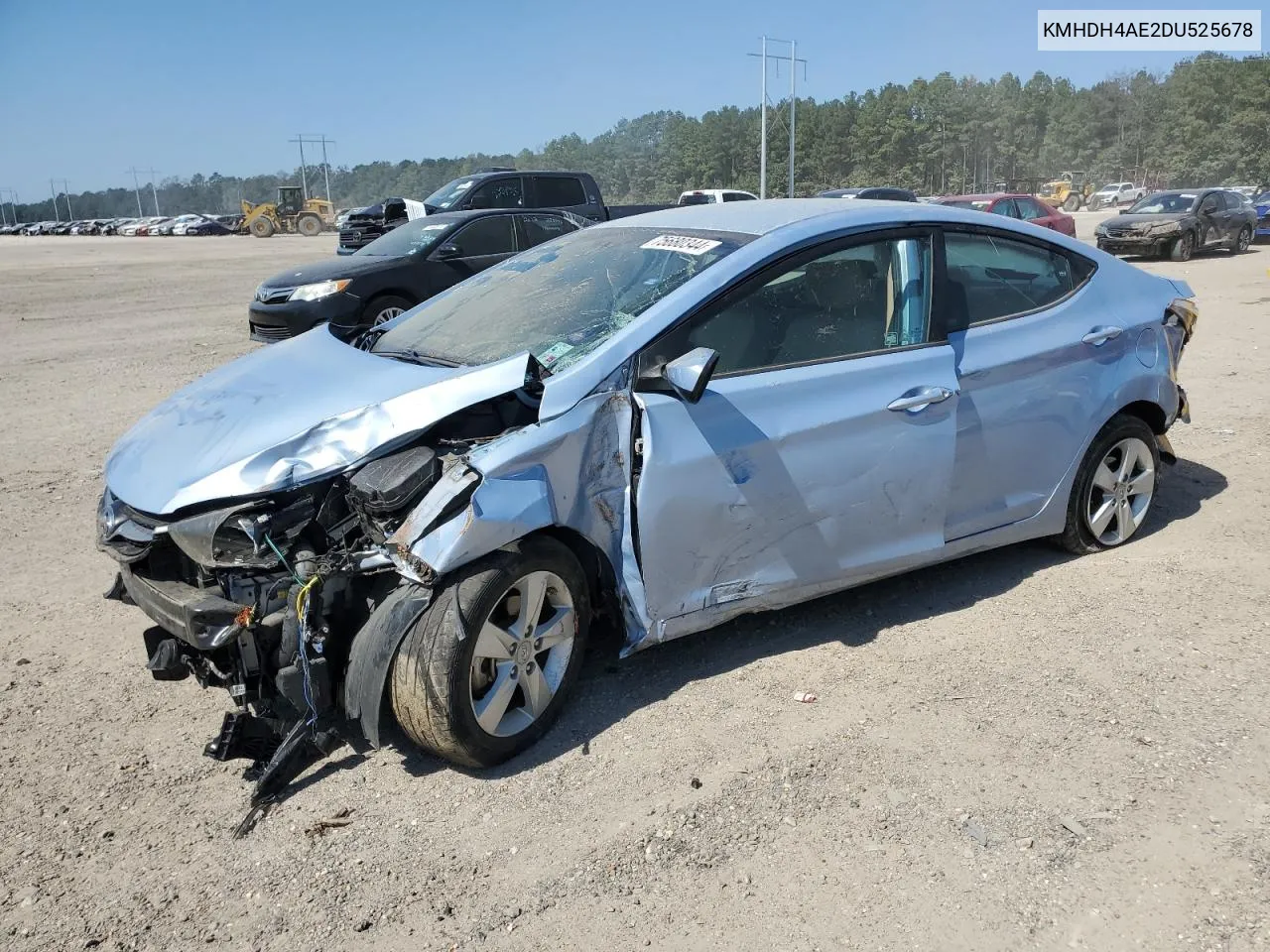 2013 Hyundai Elantra Gls VIN: KMHDH4AE2DU525678 Lot: 75680344