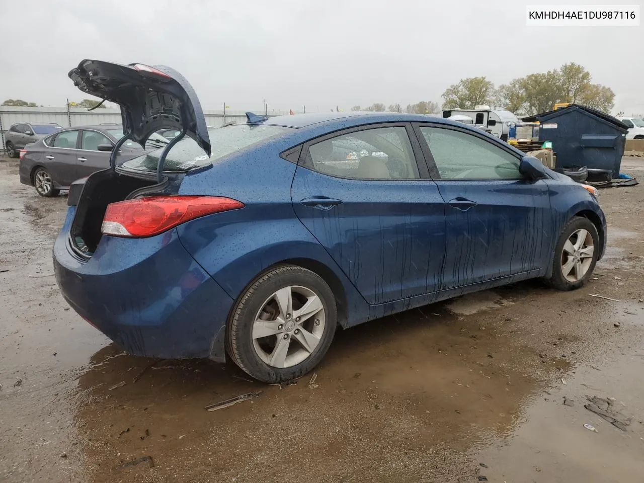 2013 Hyundai Elantra Gls VIN: KMHDH4AE1DU987116 Lot: 75715144