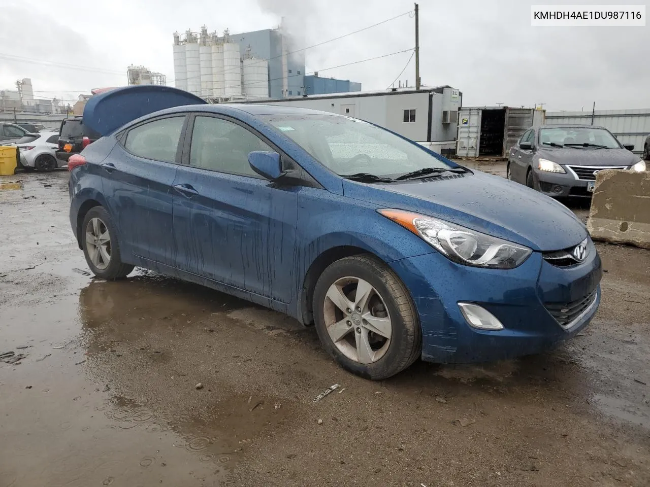 KMHDH4AE1DU987116 2013 Hyundai Elantra Gls