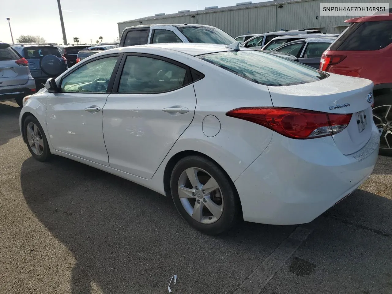 2013 Hyundai Elantra Gls VIN: 5NPDH4AE7DH168951 Lot: 75808404