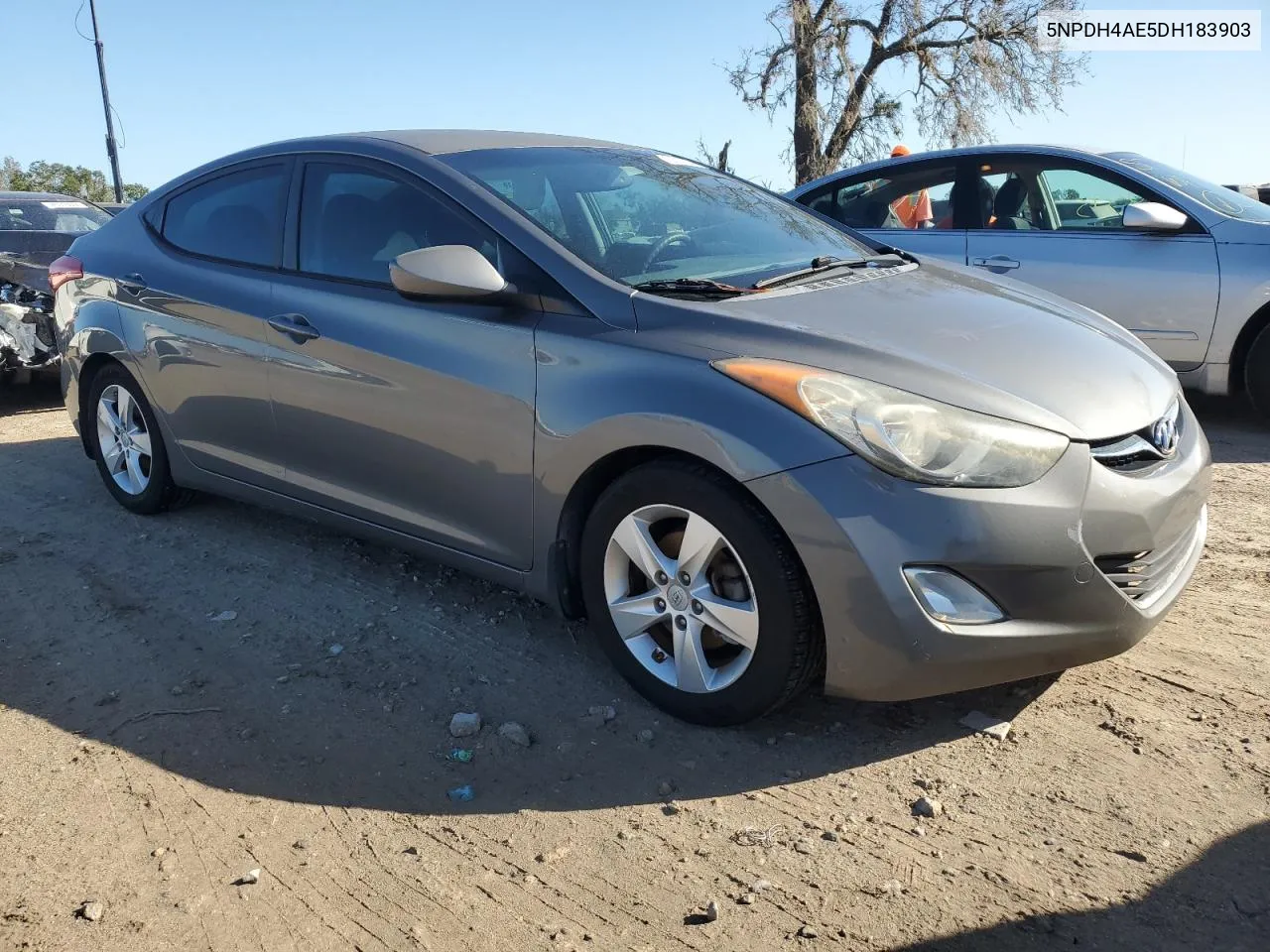 2013 Hyundai Elantra Gls VIN: 5NPDH4AE5DH183903 Lot: 75875644