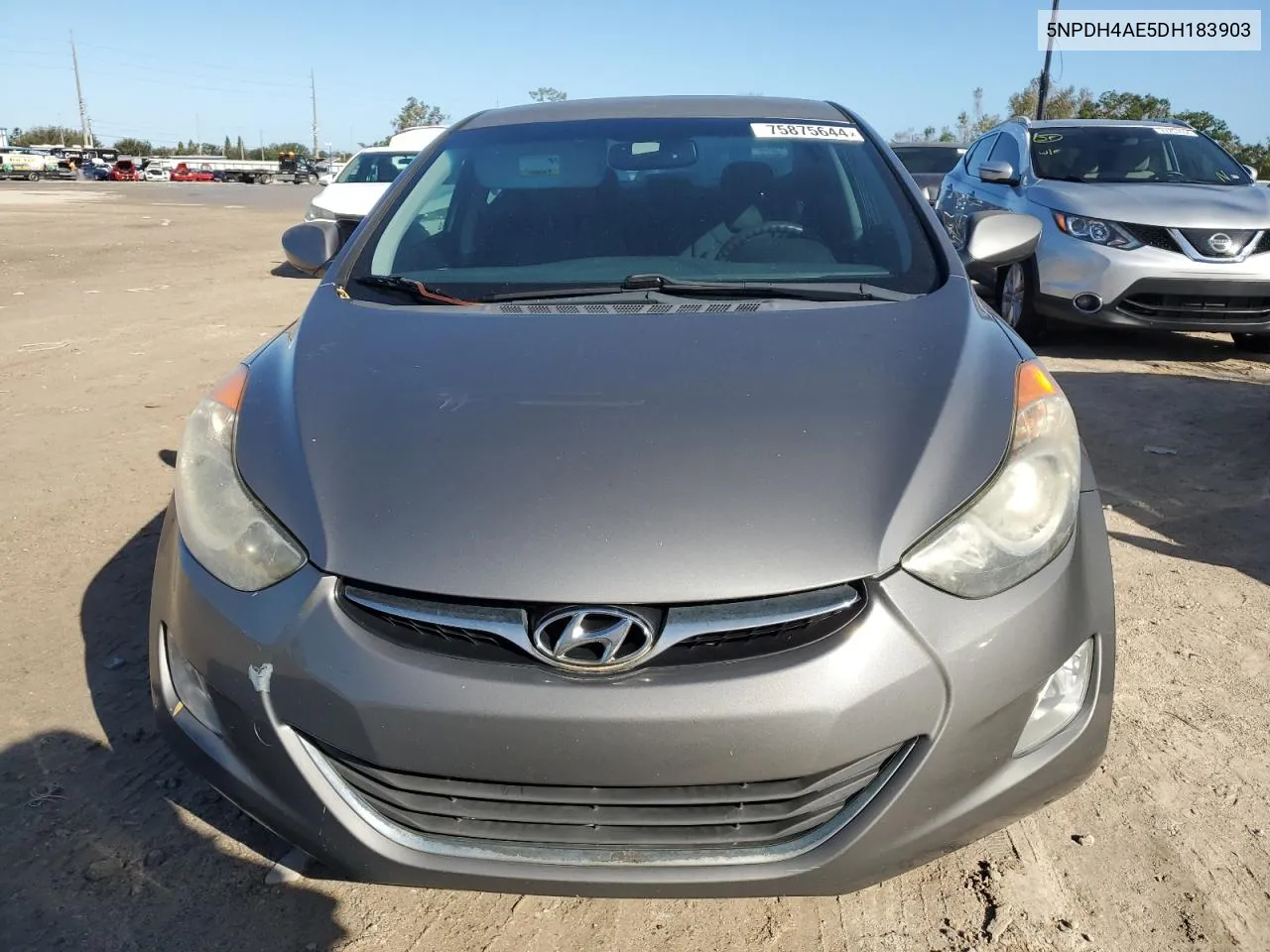 2013 Hyundai Elantra Gls VIN: 5NPDH4AE5DH183903 Lot: 75875644