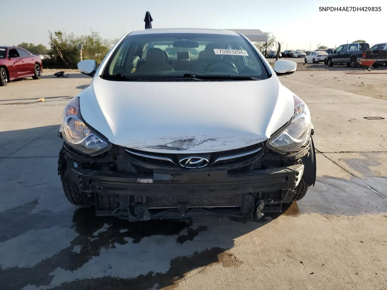 5NPDH4AE7DH429835 2013 Hyundai Elantra Gls