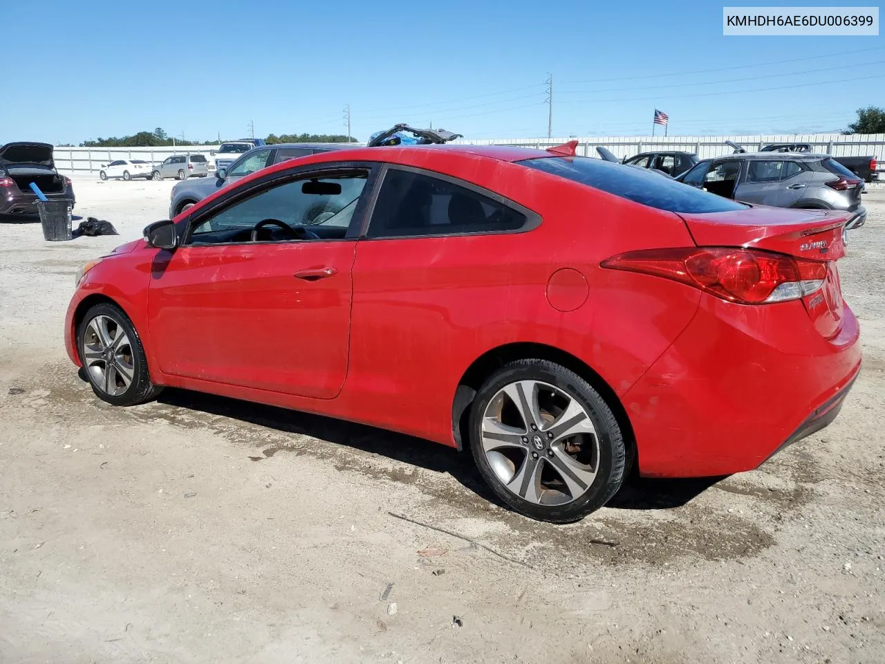 2013 Hyundai Elantra Coupe Gs VIN: KMHDH6AE6DU006399 Lot: 75930664