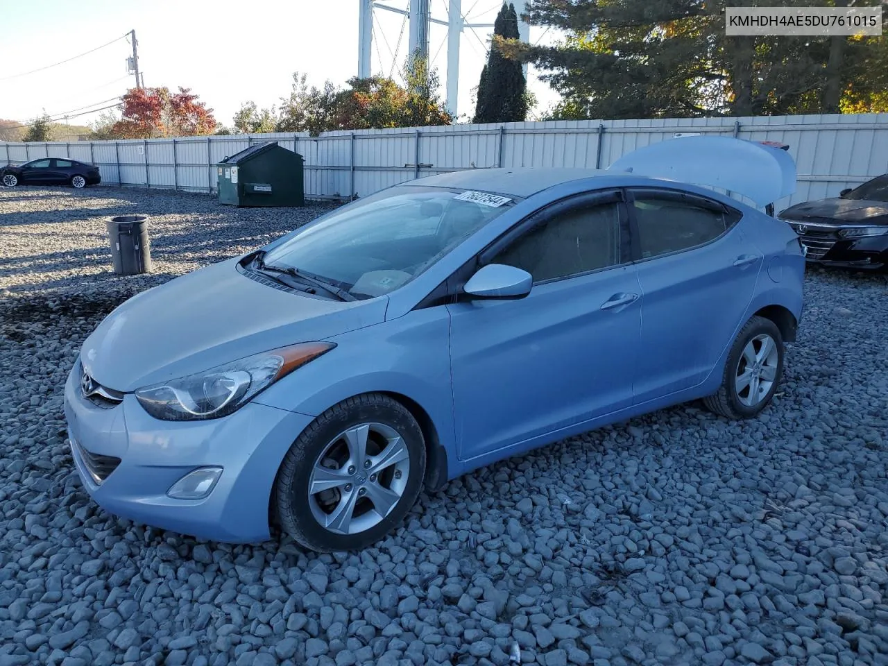 2013 Hyundai Elantra Gls VIN: KMHDH4AE5DU761015 Lot: 76027544