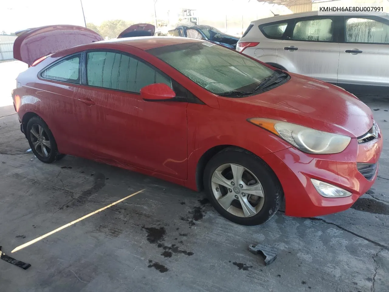 2013 Hyundai Elantra Coupe Gs VIN: KMHDH6AE8DU007991 Lot: 76032954