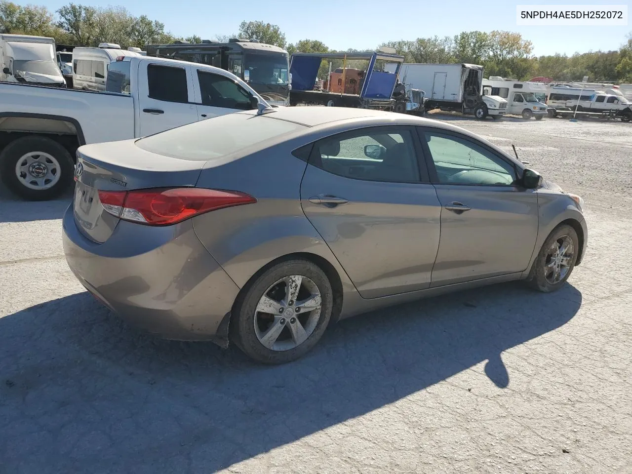 2013 Hyundai Elantra Gls VIN: 5NPDH4AE5DH252072 Lot: 76103964