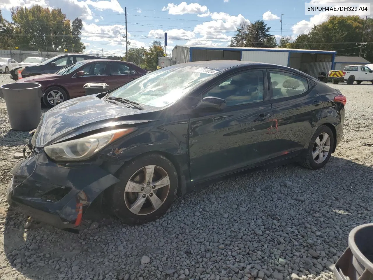 2013 Hyundai Elantra Gls VIN: 5NPDH4AE7DH329704 Lot: 76110024