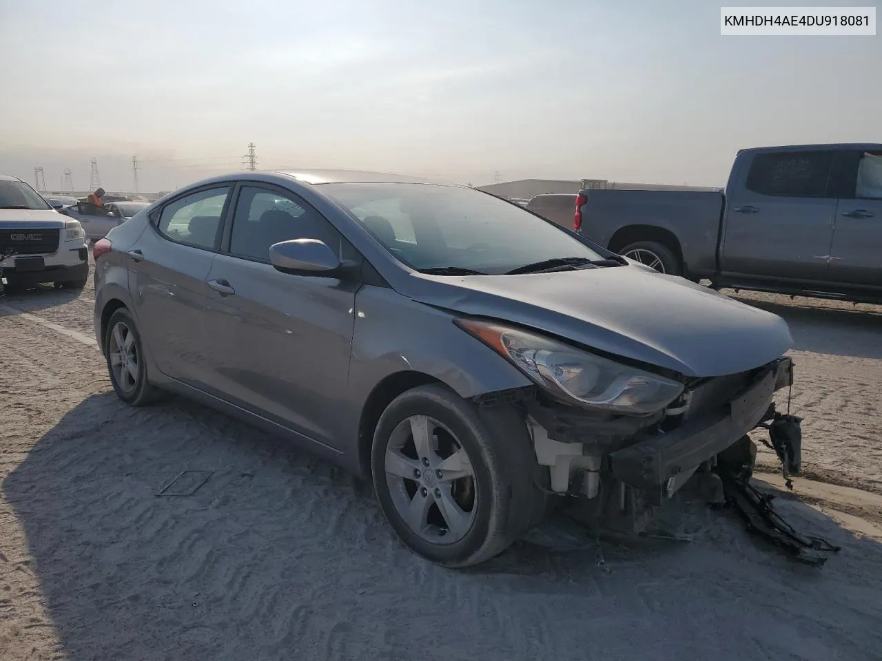 KMHDH4AE4DU918081 2013 Hyundai Elantra Gls