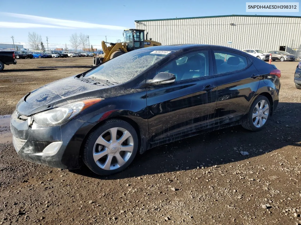 2013 Hyundai Elantra Gls VIN: 5NPDH4AE5DH398312 Lot: 76202514