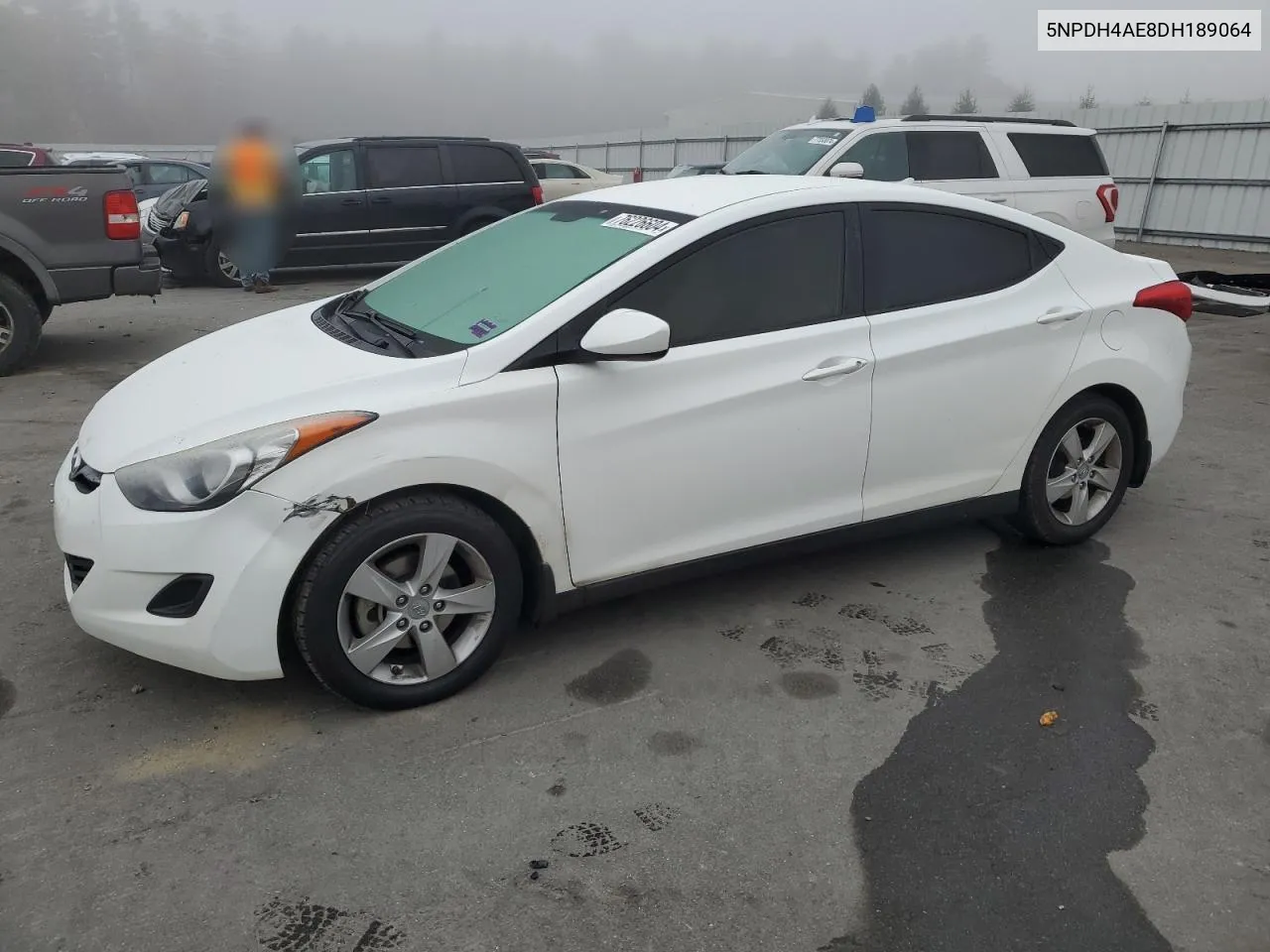 2013 Hyundai Elantra Gls VIN: 5NPDH4AE8DH189064 Lot: 76226604