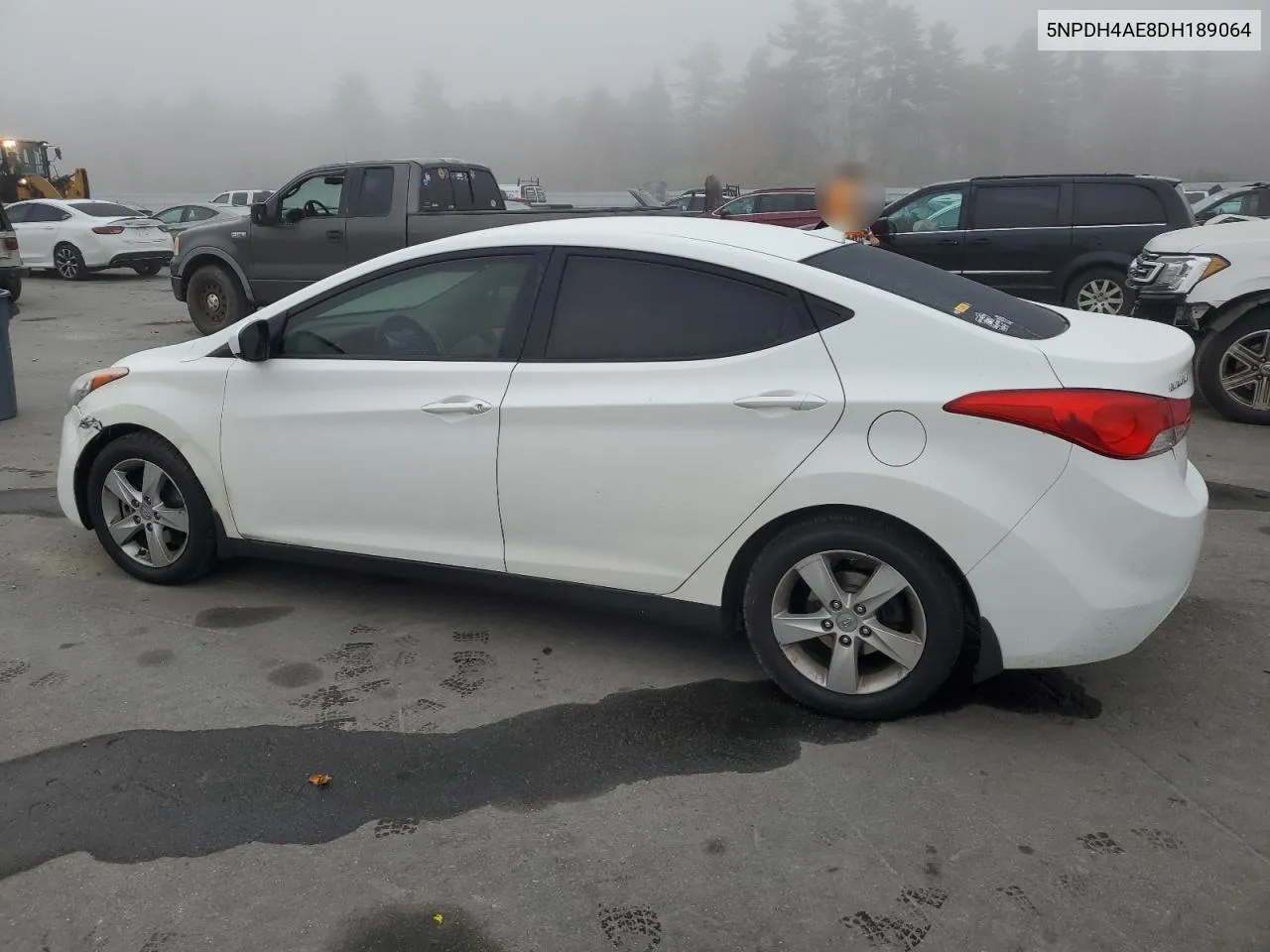 2013 Hyundai Elantra Gls VIN: 5NPDH4AE8DH189064 Lot: 76226604