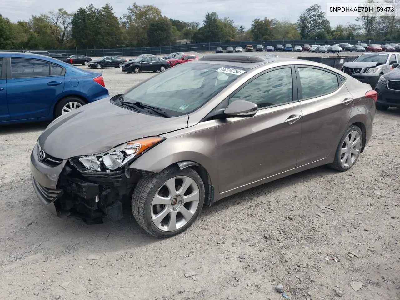 2013 Hyundai Elantra Gls VIN: 5NPDH4AE7DH159473 Lot: 76234254