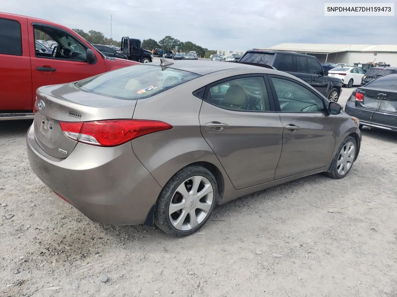 2013 Hyundai Elantra Gls VIN: 5NPDH4AE7DH159473 Lot: 76234254