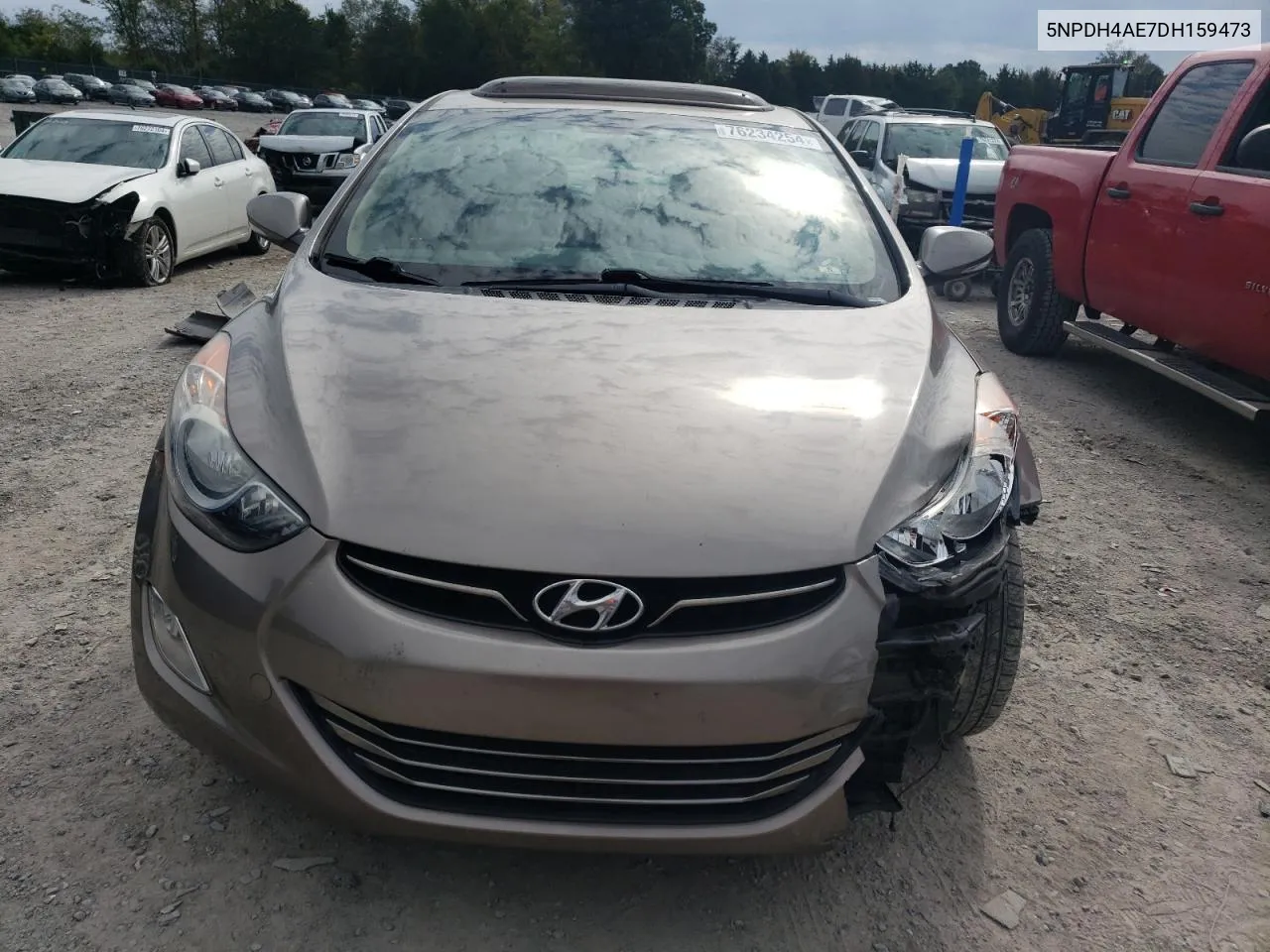 2013 Hyundai Elantra Gls VIN: 5NPDH4AE7DH159473 Lot: 76234254