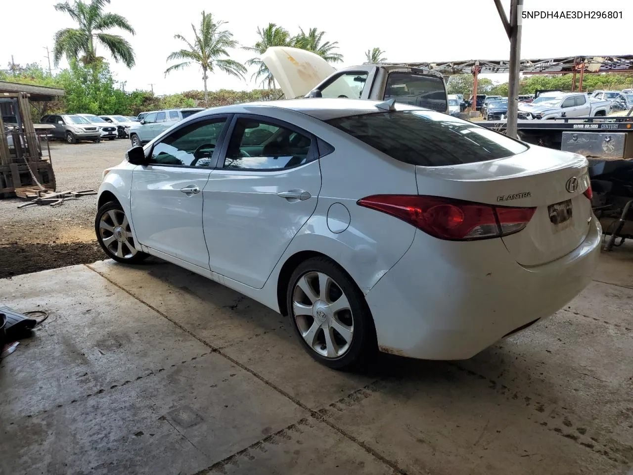 2013 Hyundai Elantra Gls VIN: 5NPDH4AE3DH296801 Lot: 76262804