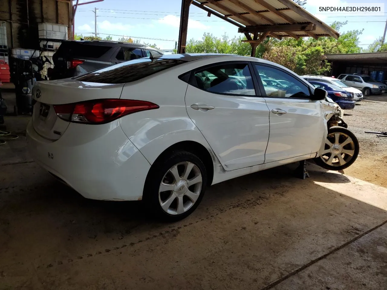 2013 Hyundai Elantra Gls VIN: 5NPDH4AE3DH296801 Lot: 76262804