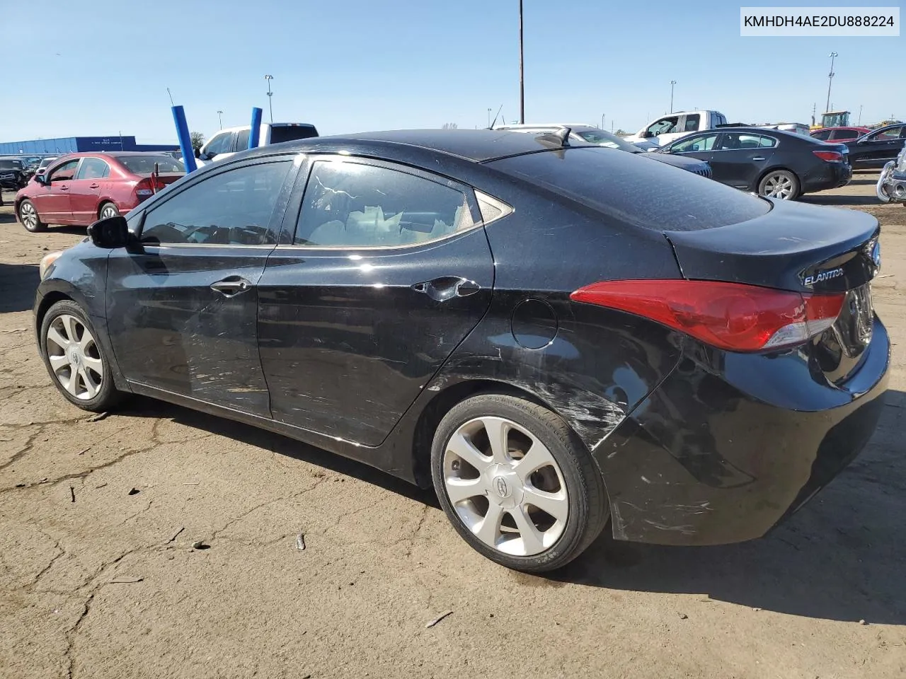 2013 Hyundai Elantra Gls VIN: KMHDH4AE2DU888224 Lot: 76275074