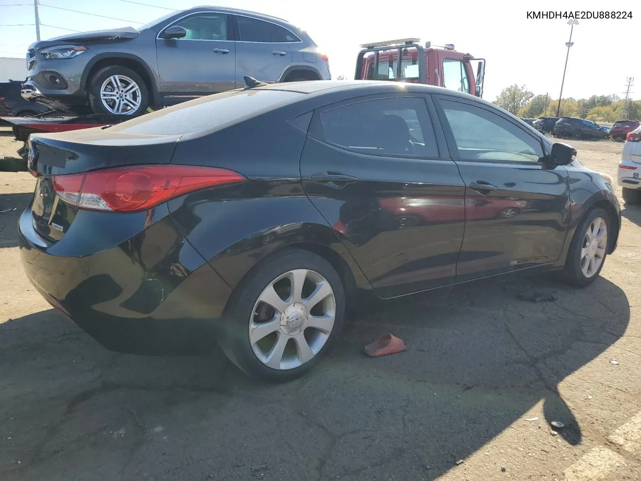 2013 Hyundai Elantra Gls VIN: KMHDH4AE2DU888224 Lot: 76275074