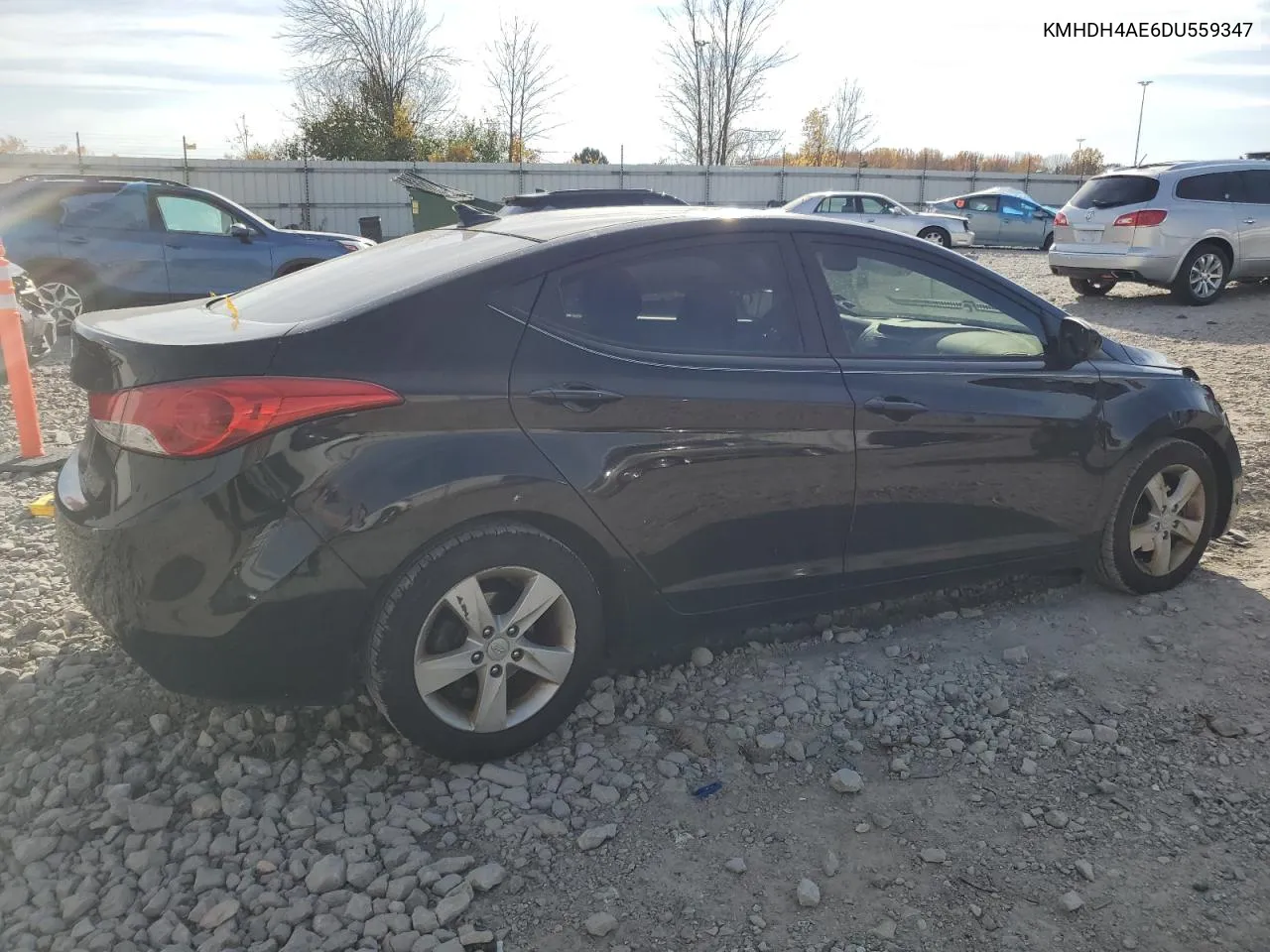 KMHDH4AE6DU559347 2013 Hyundai Elantra Gls