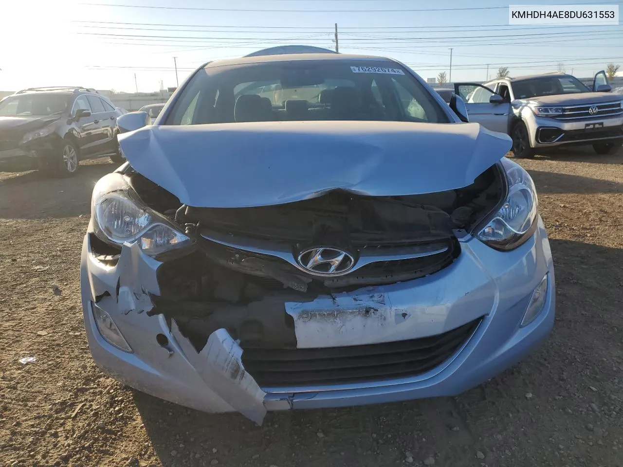 2013 Hyundai Elantra Gls VIN: KMHDH4AE8DU631553 Lot: 76292674