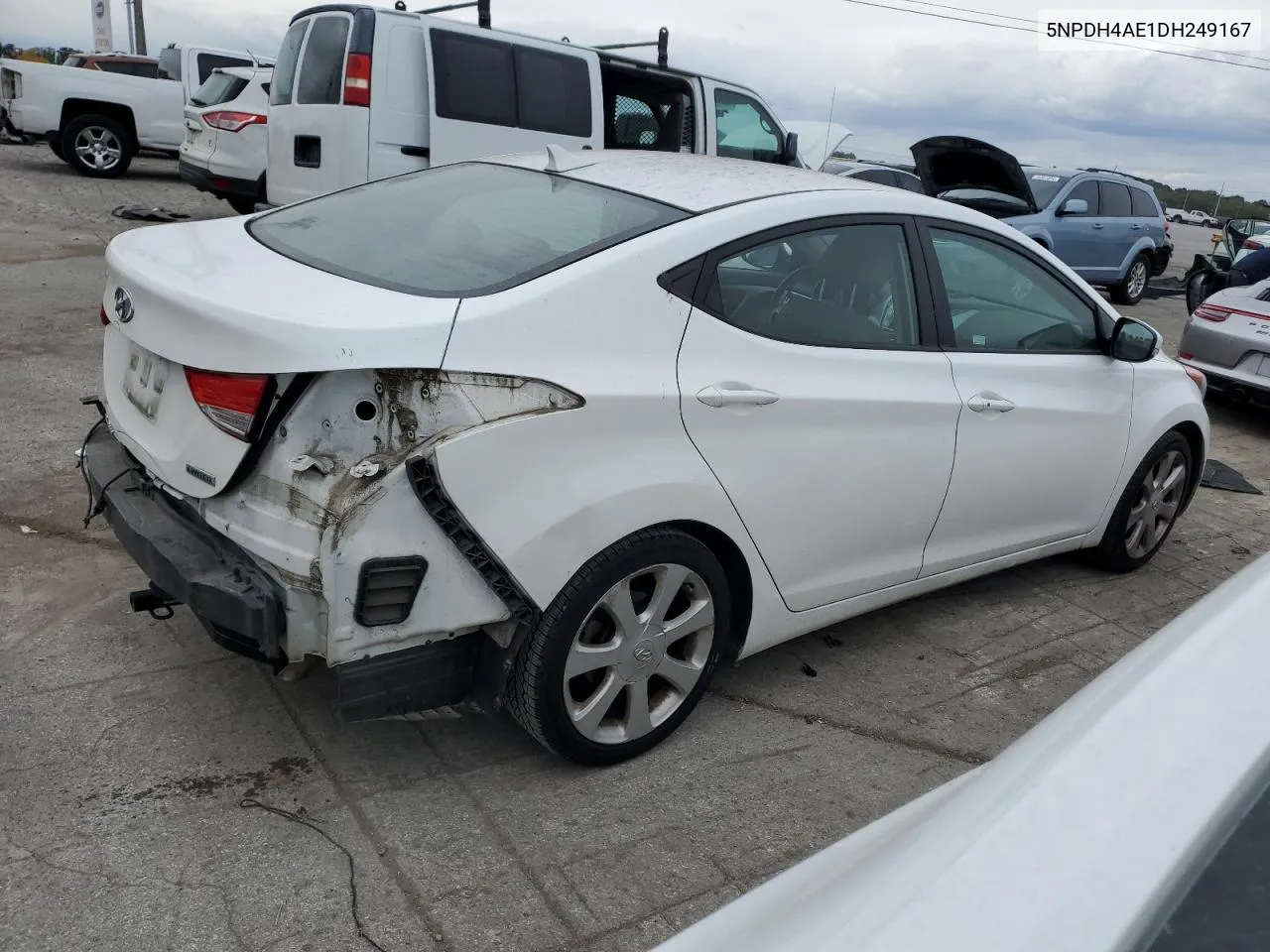 2013 Hyundai Elantra Gls VIN: 5NPDH4AE1DH249167 Lot: 76302244