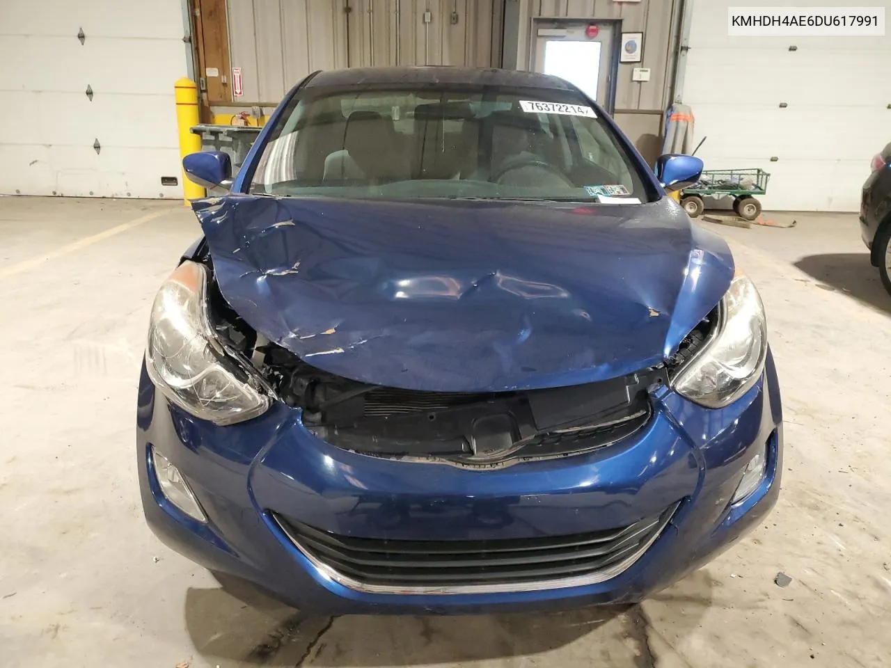 2013 Hyundai Elantra Gls VIN: KMHDH4AE6DU617991 Lot: 76372214